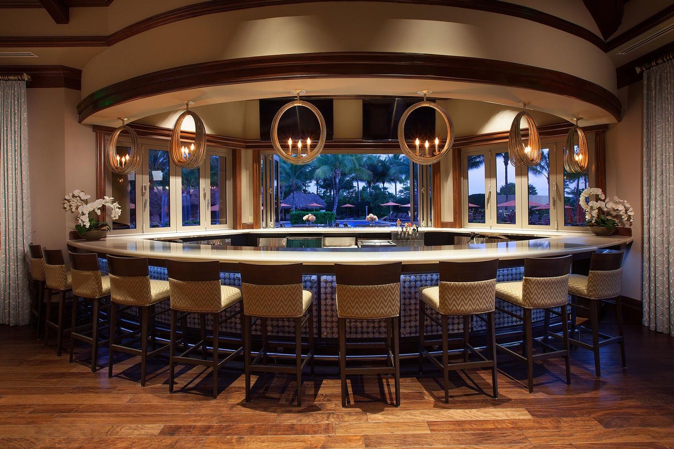 Indoor Bar at The Players Club & Spa in Naples Florida